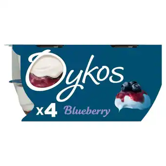 Sainsbury's Oykos Greek Style Blueberry Yogurt 4x110g offer