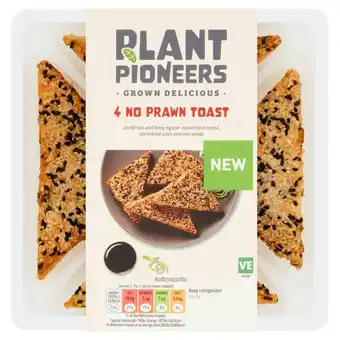 Sainsbury's Plant Pioneers No Prawn Toast x4 123g offer