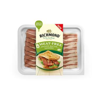 Sainsbury's Richmond Meat Free Vegan Smoked Bacon Rashers x8 150g offer