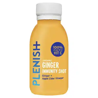 Sainsbury's Plenish Organic Ginger Immunity Juice Shot 60ml offer