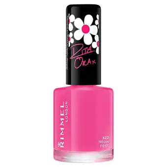 Sainsbury's Rimmel London 60 Seconds Super Shine by Rita Ora 322 Neon Fest 8ml offer