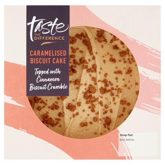 Sainsbury's Sainsbury's Caramelised Biscuit Cake, Taste the Difference 370g offer