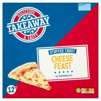 Sainsbury's Sainsbury's Stuffed Crust Cheese Feast Pizza 600g offer