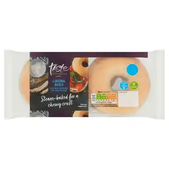 Sainsbury's Sainsbury's Original Bagels, Taste the Difference x4 300g offer