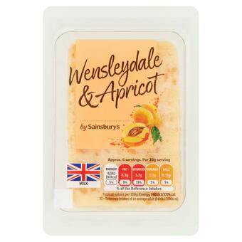 Sainsbury's Sainsbury's Wensleydale & Apricot Cheese 200g offer