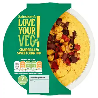 Sainsbury's Sainsbury’s Love Your Veg! Chargrilled Sweetcorn Dip 160g offer