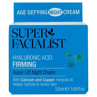 Sainsbury's Super Facialist Hyaluronic Acid Firming Super Lift Night Cream 50ml offer