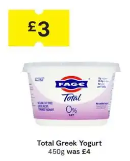 SuperValu Total Greek Yogurt offer