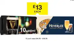 SuperValu Guinness Draught / Heverlee Premium Pilsner offer