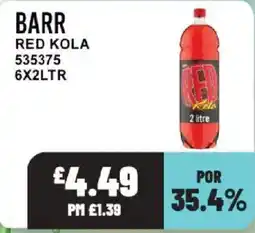 Bestway Barr red kola offer