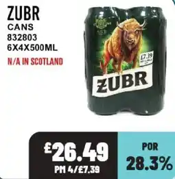 Bestway Zubr cans offer