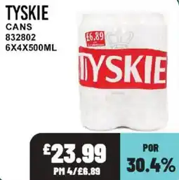 Bestway Tyskie cans offer