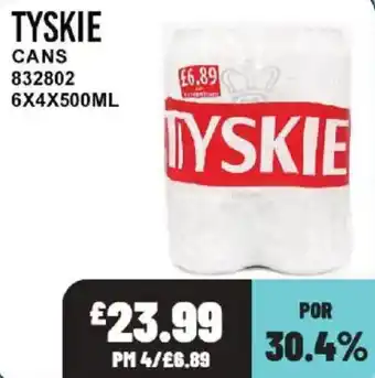Bestway Tyskie cans offer