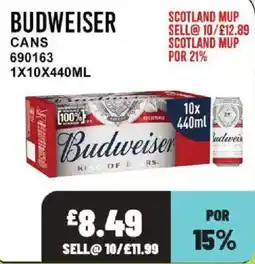 Bestway Budweiser cans offer