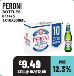 Bestway Peroni bottles offer