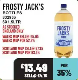 Bestway Frosty Jack's cider offer