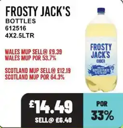 Bestway Frosty Jack's cider offer