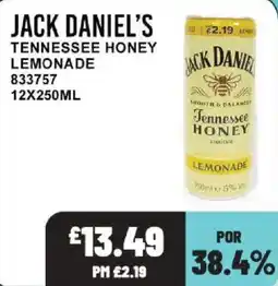 Bestway Jack Daniel's tennessee honey lemonade offer