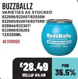 Bestway Buzzballz Berry Cherry Limeade offer