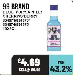 Bestway 99 brand blue raspberry offer