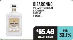 Bestway Disaronno velvet cream liqueur offer
