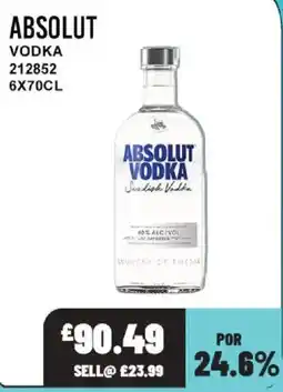 Bestway Absolut Vodka offer