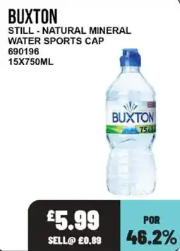 Bestway Buxton still natural mineral water offer