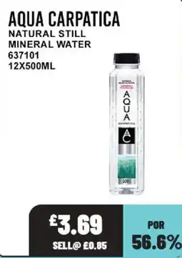 Bestway Aqua Carpatica natural still mineral water offer