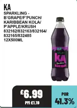Bestway Ka sparkling black grape offer