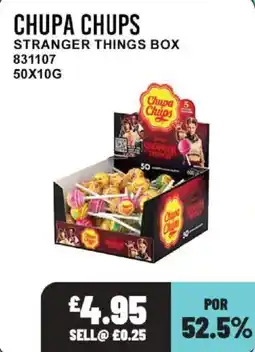 Bestway Chupa Chups stranger things box offer
