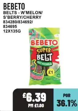 Bestway Bebeto super belt offer