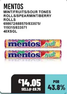 Bestway Mentos fruit offer