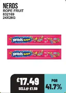 Bestway Nerds rope fruit offer
