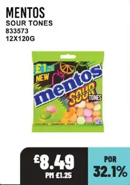 Bestway Mentos sour tones offer