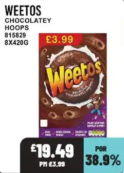 Bestway Weetos Chocolatey Hoops offer