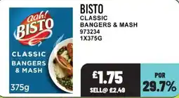 Bestway Bisto classic bangers & mash offer