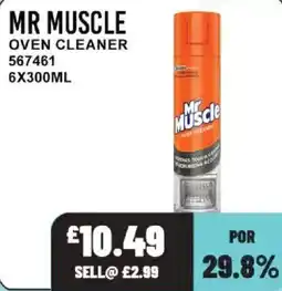 Bestway Mr Muscle oven cleaner offer