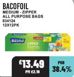 Bestway Bacofoil medium zipper all purpose bags offer