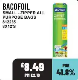 Bestway Bacofoil small zipper all purpose bags offer