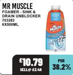 Bestway Mr Muscle Foamer Sink & Drain Unblocker offer