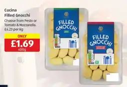 Aldi Cucina Filled Gnocchi offer