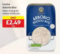 Aldi Cucina arborio risotto rice offer