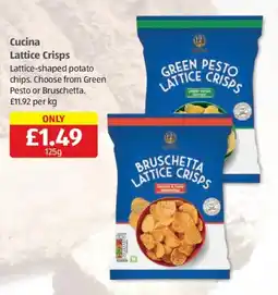 Aldi Cucina Lattice Crisps offer