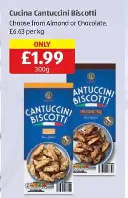 Aldi Cucina Cantuccini Biscotti offer