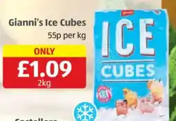 Aldi Gianni's Ice Cubes offer