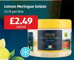 Aldi Lemon Meringue Gelato offer