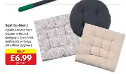 Aldi Seat Cushions offer