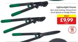Aldi Gardenline lightweight pruner offer