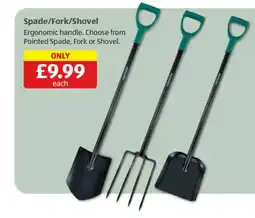 Aldi Spade/Fork/Shovel offer