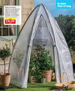 Aldi Winter Greenhouse offer